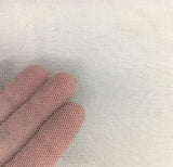 White Silk Tulle — soft, 84% silk 16% polyamide, 180cm wide