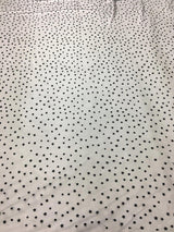 Black Star Tulle — featuring a flocked star design, 100% nylon, 150cm wide