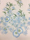 Floral Embroidered Tulle (SW5754) Blue