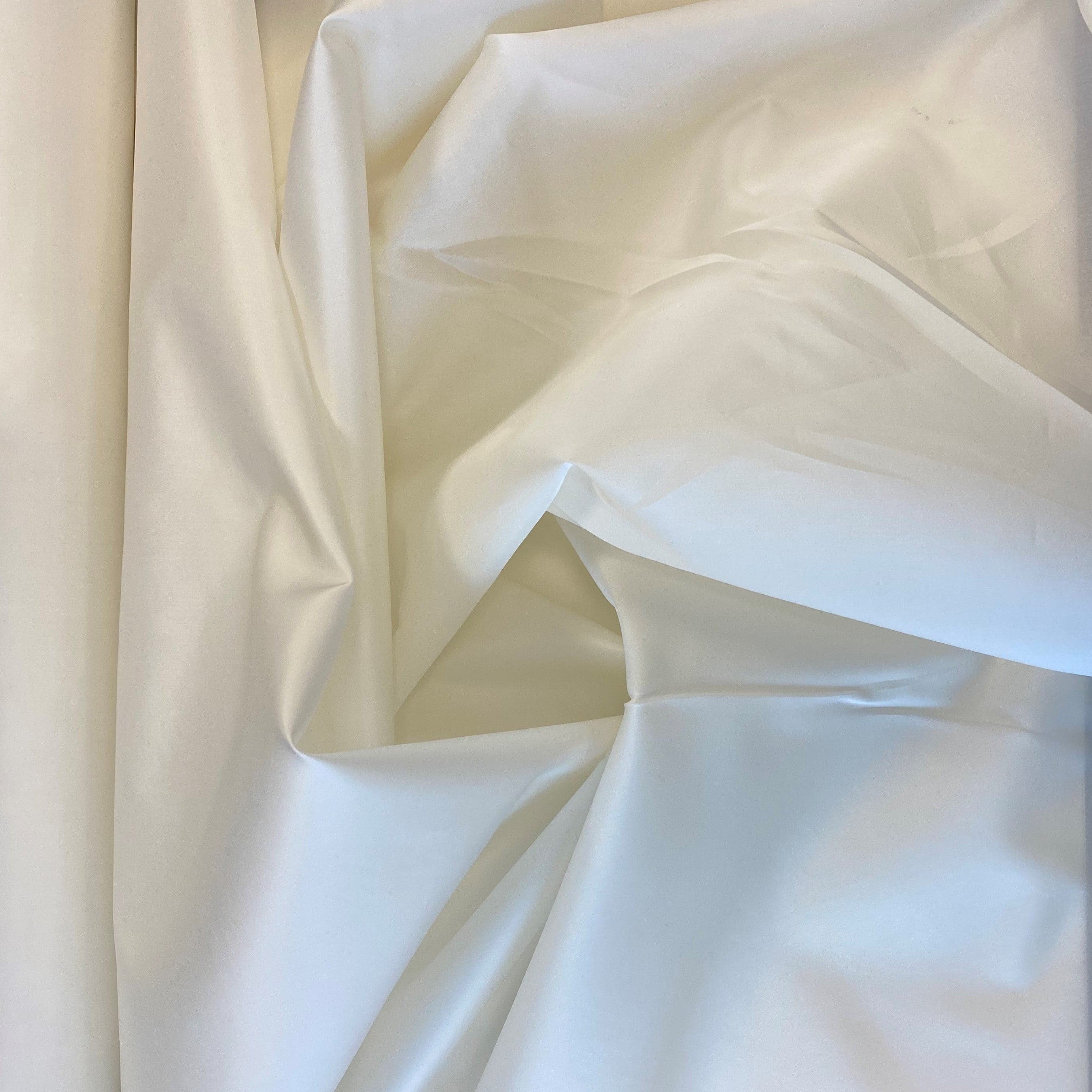 Satin Organza - Ivory (16 momme)
