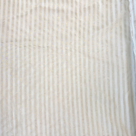 Stripe Organza (V01929) Silver