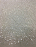 Sequined Tulle (VJ12607) Ivory