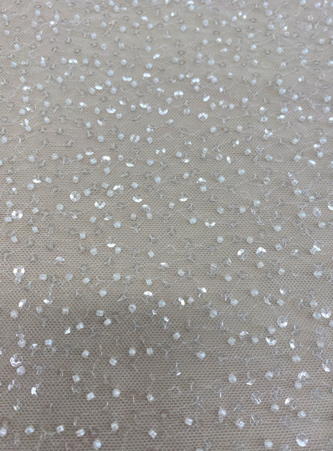 Sequin Tulle (VJ331160) Ivory
