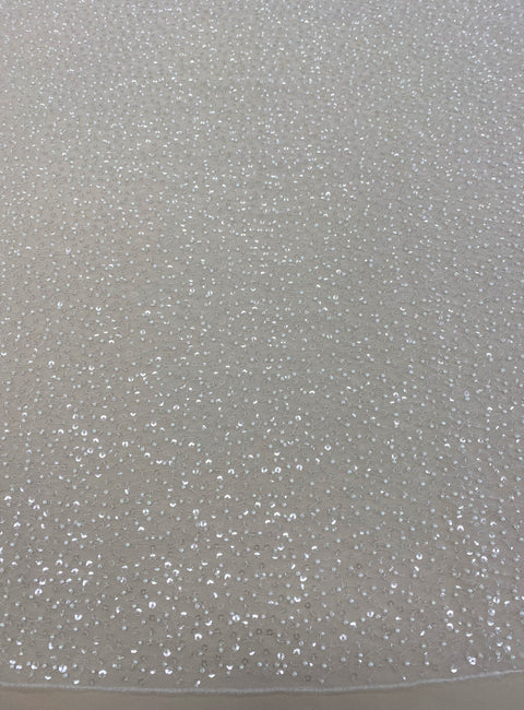Sequin Tulle (VJ331160) Ivory