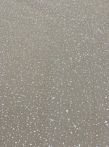 Ivory Sequin Tulle — featuring hand-beading and sequins, 100% nylon, 110cm wide