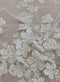 Embellished Floral Tulle (VJ3356028) Ivory