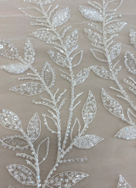 Embroidered Tulle (VJ3396045) Ivory