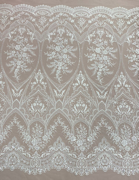 Embellished Tulle (VJ96039) Ivory