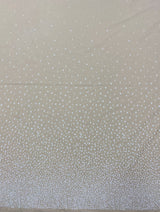 Ivory Sequined Tulle — featuring sequins, 50% nylon 50% rayon, 135cm wide