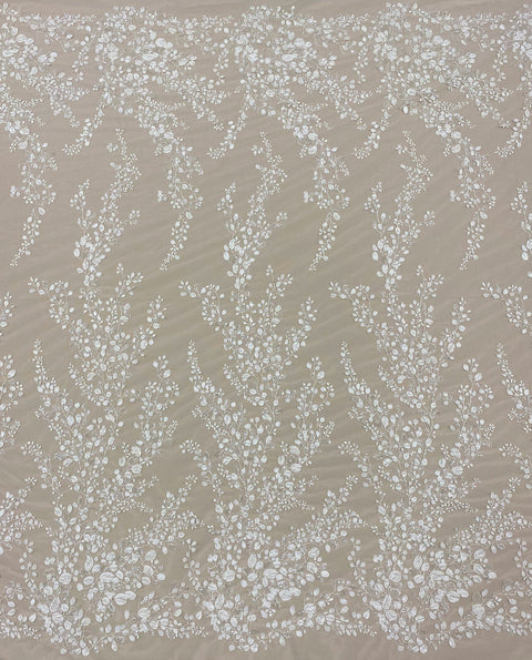 Embellished Tulle (W53627) Ivory