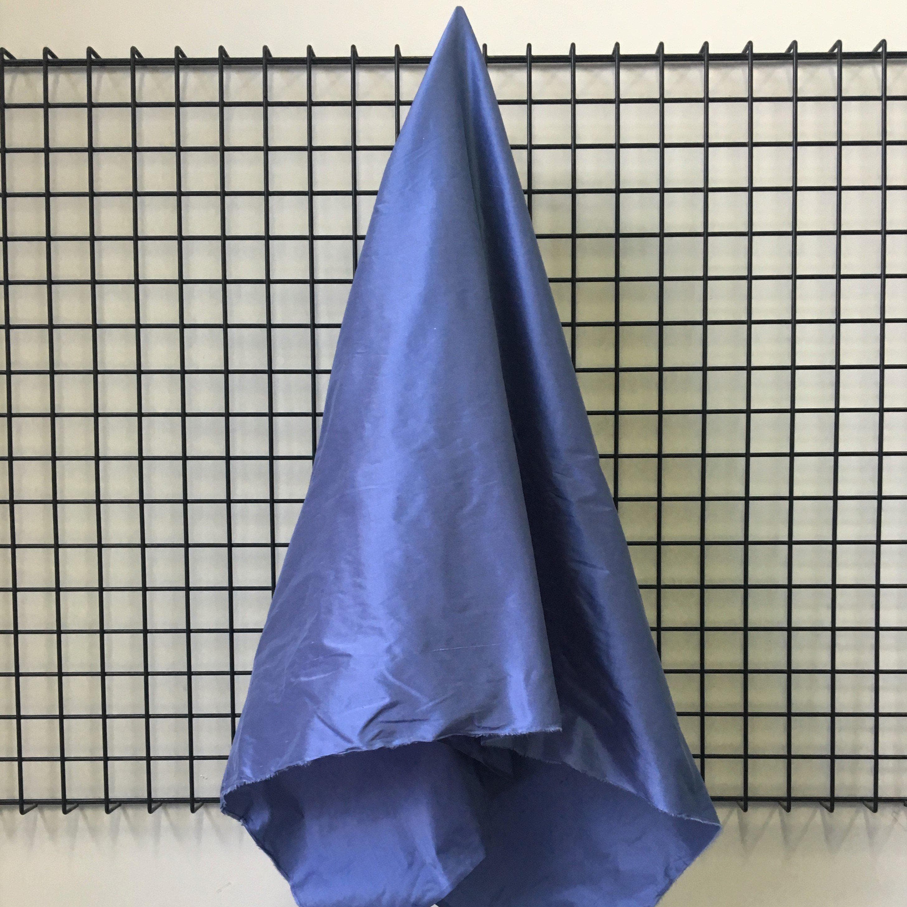 Wedgewood Silk Dupion — mid-weight and crisp with a lightly slubbed texture, 100% silk, 137cm wide