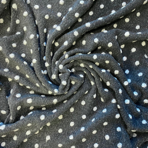 Remnant Wool Blend Spot (5021) Charcoal/768