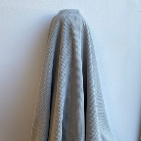 Recycled Waffle Knit Silver