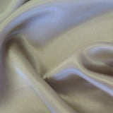 Almond Sandwash Satin — lightweight and soft with a smooth luster satin finish, 100% mulberry silk, 140cm wide