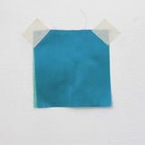 Aqua Silk Dupion — mid-weight and crisp with a lightly slubbed texture, 100% silk, 137cm wide