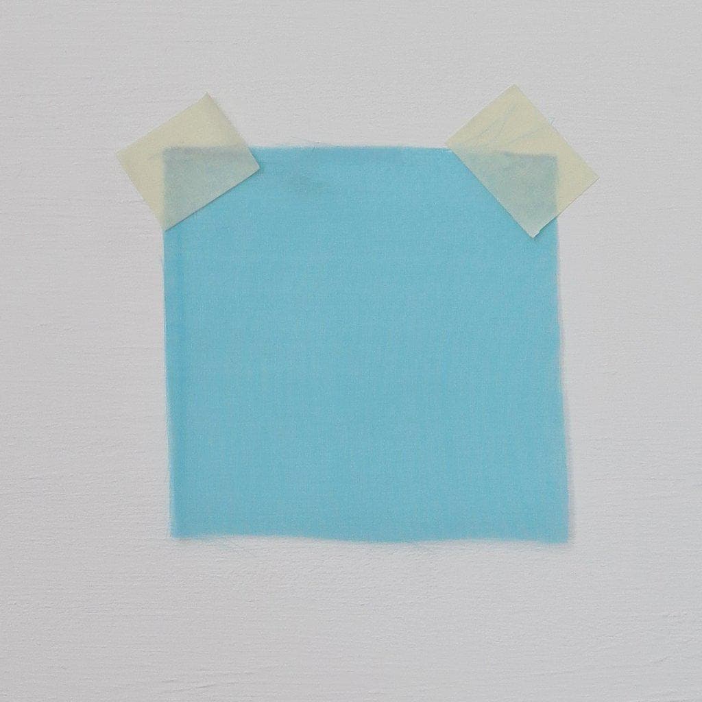 Aquamarine Silk Organza — lightweight, sheer and smooth with a low-sheen finish, 100% silk, 137cm wide