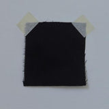 Black Silk Dupion — mid-weight and crisp with a lightly slubbed texture, 100% silk, 137cm wide