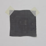 Black Satin Chiffon — lightweight and sheer with a fluid, airy drape and a smooth satin luster finish, 100% mulberry silk, 140cm wide