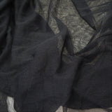 Black Silk Mesh — lightweight and soft with a hexagon weave and natural give, in silk, 120cm wide