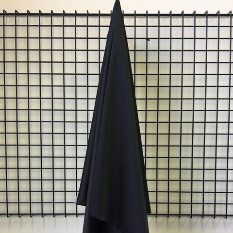 Stretch Polyester Satin Black