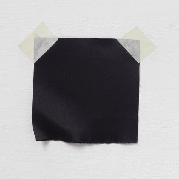 Stretch Silk Satin - Black