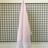 Blush Silk Organza — lightweight, sheer and smooth with a low-sheen finish, 100% silk, 137cm wide