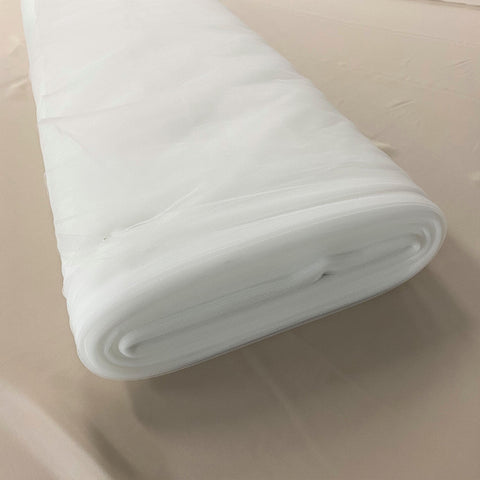 Bridal Tulle Silk White