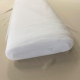White Bridal Tulle — mid-weight, 100% nylon, 300cm wide