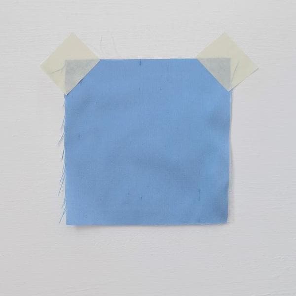 Cornflower Silk Dupion — mid-weight and crisp with a lightly slubbed texture, 100% silk, 137cm wide