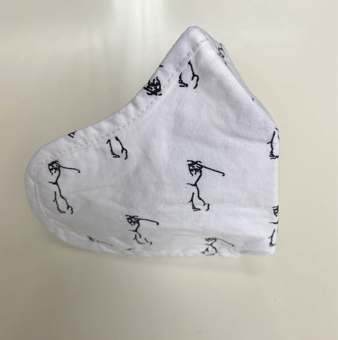 SilverPro Organic Cotton Face Covering (2)  3 Pack Medium