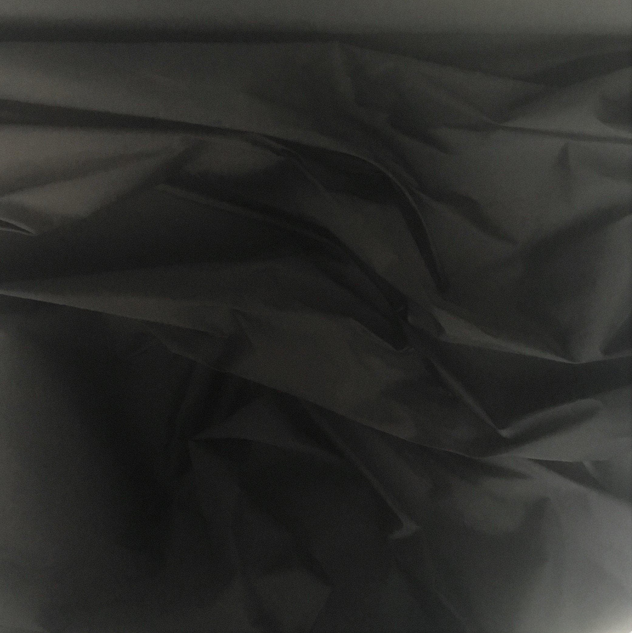 Black Silk Dupion — mid-weight and crisp with a lightly slubbed texture, 100% silk, 137cm wide