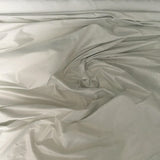 Pale Blue Silk Dupion — mid-weight and crisp with a lightly slubbed texture, 100% silk, 137cm wide