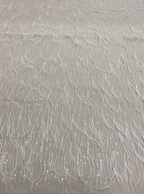 Feather Tulle (G3023) Ivory