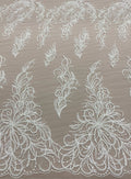 Embroidered Tulle (G5336) Ivory