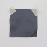 Graphite Silk Dupion — mid-weight and crisp with a lightly slubbed texture, 100% silk, 137cm wide