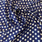 Printed Viscose Spot Blue