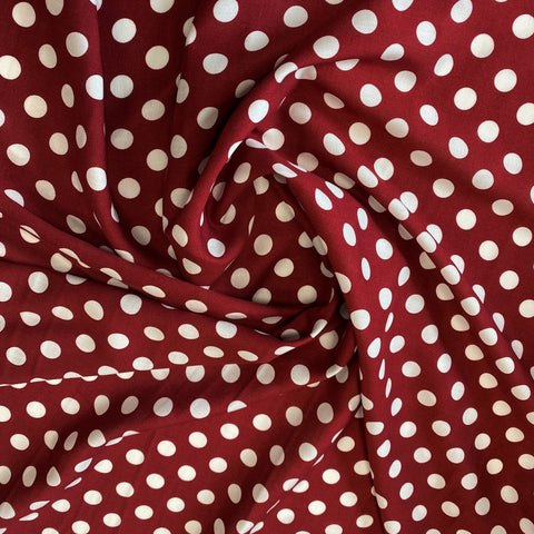 Printed Viscose Spot Rust