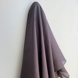 Licorice Habotai — soft with a light, airy drape and a smooth satin finish, 100% mulberry silk, 140cm wide
