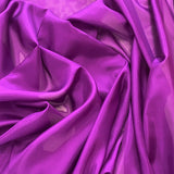 Magenta Habotai — soft with a light, airy drape and a smooth satin finish, 100% mulberry silk, 140cm wide