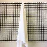 Stretch Polyester Crepe Ivory