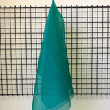 Jade Silk Organza — lightweight, sheer and smooth with a low-sheen finish, 100% silk, 137cm wide