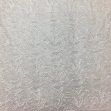 Ivory Scallop Sequin Tulle — featuring scalloped edges and sequins, 100% nylon, 110cm wide