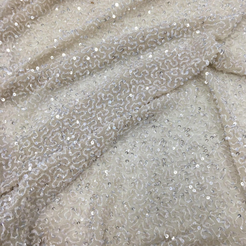 Sequin Georgette (K22980 1/Oyster)