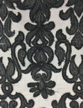 Embroidered Tulle (K23711) Black
