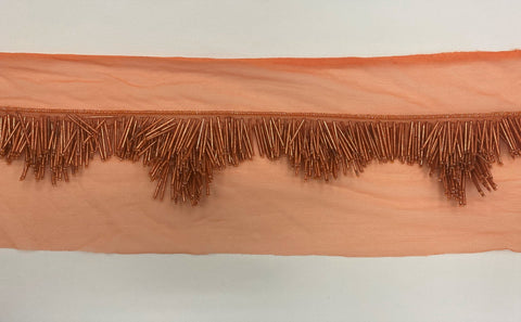 Beaded Trim K23897 Orange