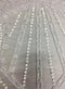 Cut Out Beaded Tulle (K24911) Ivory