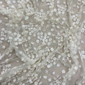 Floral Beaded Tulle (K25124) Ivory