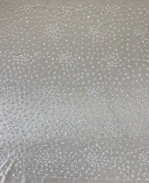 Floral Sequin Tulle (K25454)