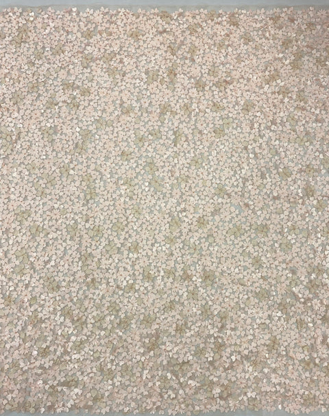 Floral Embellished Tulle (K25736) Peony