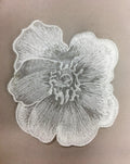 Flower Large Ivory Silver